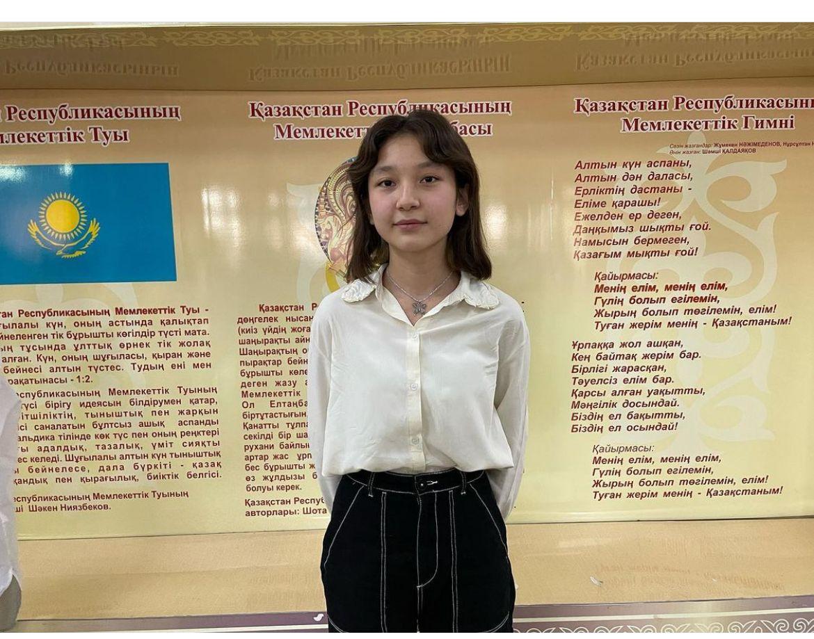 9 сынып оқушылары Бахыт Альмира және Тоқтасын Мақпал Химия пәнінен қалалық "Дарын" ғылыми жобасынан 3 орын иеленді.