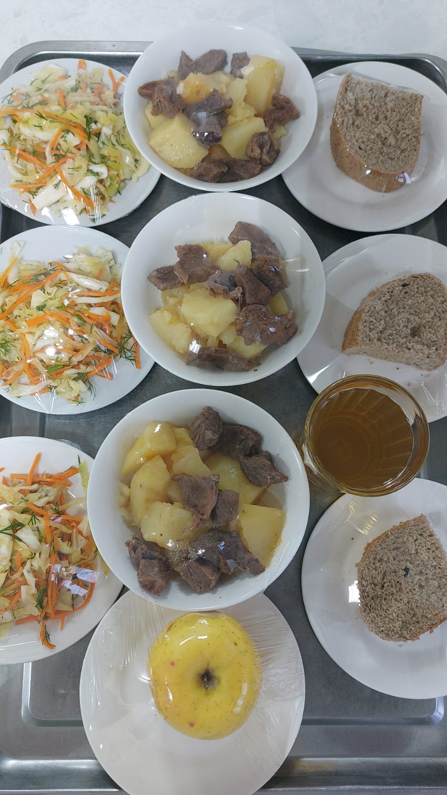 20.12.2023 жылғы 3 апта 3 күнгі тегін тамақ мәзірі