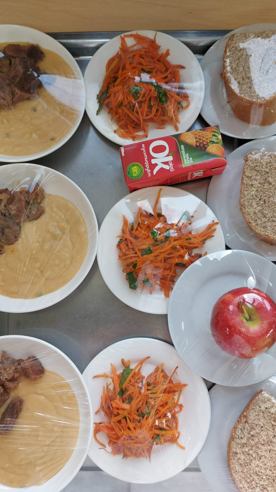 18.11.2024 жылғы 3 апта 1 күнгі тегін тамақ мәзірі