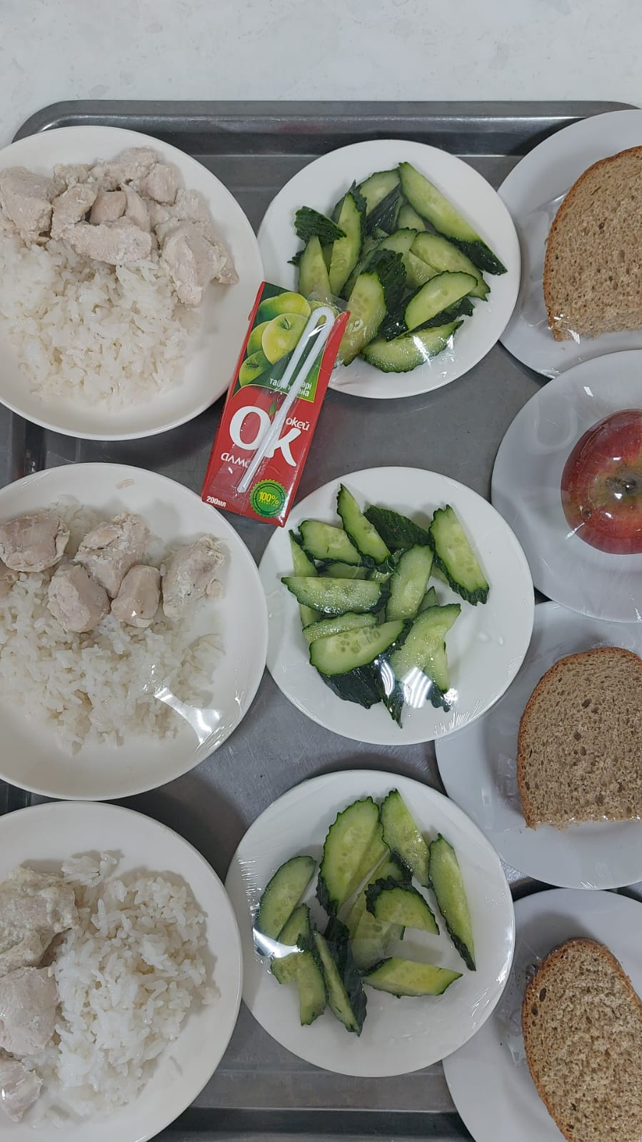 02.12.2024 жылғы 1 апта 1 күнгі тегін тамақ мәзірі