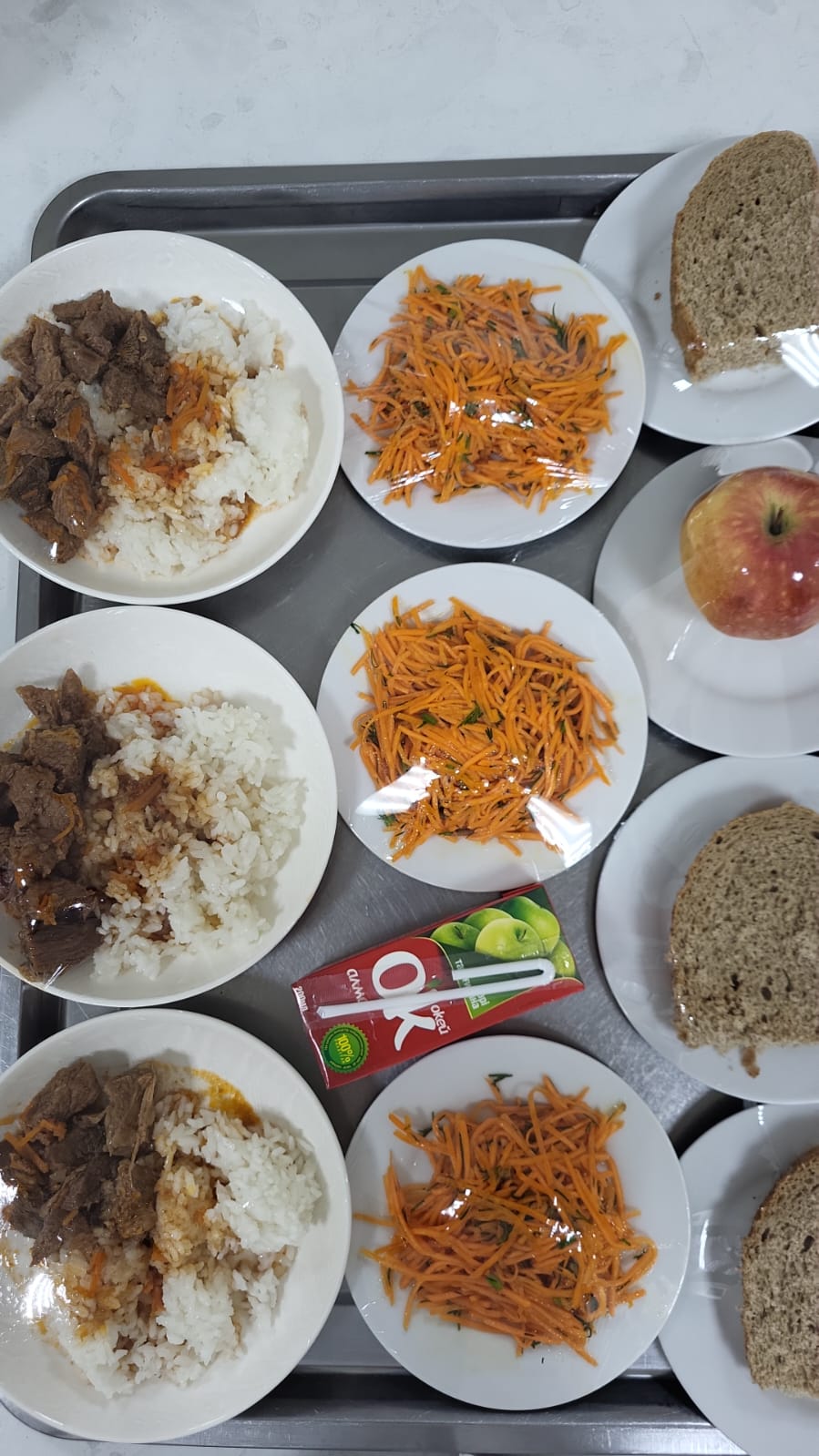 07.04.2025 жылғы 2 апта 1 күнгі тегін тамақ мәзірі