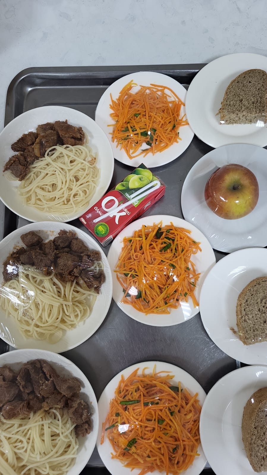 12.05.2025 жылғы 3 апта 1 күнгі тегін тамақ мәзірі