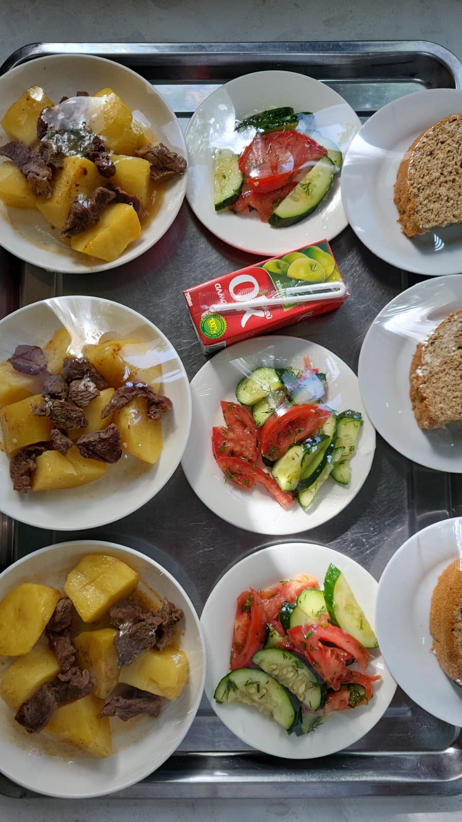 14.05.2025 жылғы 3 апта 3 күнгі тегін тамақ мәзірі